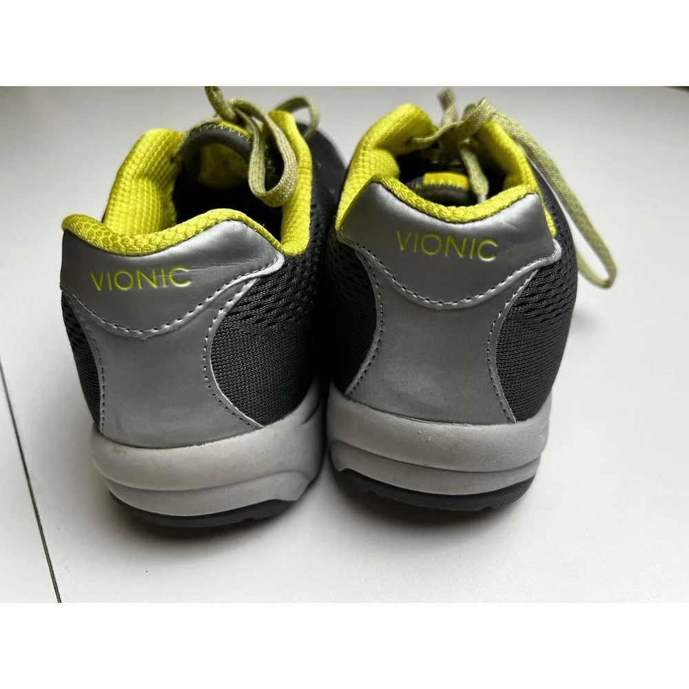 Vionic 335 Emerald Grey/Lime Women's Sneakers Sz 8